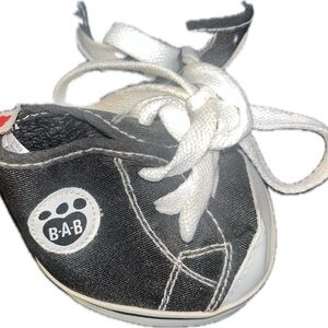 Black and White Build a Bear Shoes